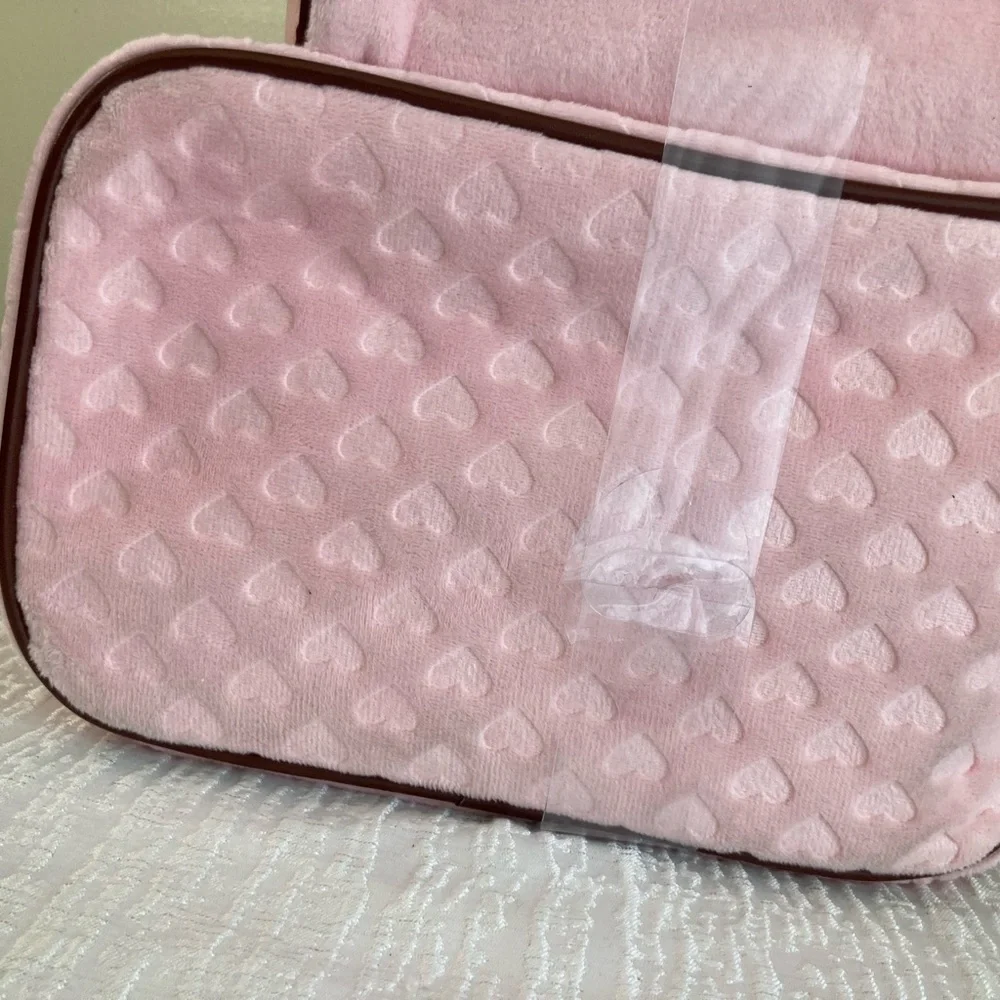 Juicy Couture Pink Cosmetic Travel Case with Bottle